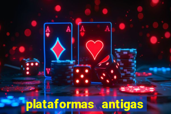 plataformas antigas de jogos